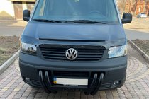 Volkswagen T5 Transporter 2003-2010 Orurowanie Przednie ST006-04 Kratka Black (Stal Nierdzewna) zdjęcia 2