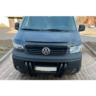 Orurowanie Przednie ST006-04 Kratka Black (Stal Nierdzewna) Volkswagen T5 Transporter 2003-2010 zdjęcia 2