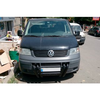 Orurowanie Przednie ST006-04 Kratka Black (Stal Nierdzewna) Volkswagen T5 Transporter 2003-2010 zdjęcia 3