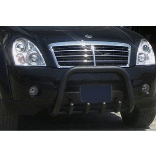 Pałąk Przedni QT006 Czarny (Stal Nierdzewna) SsangYong Rexton I 2001-2017 zdjęcia 1