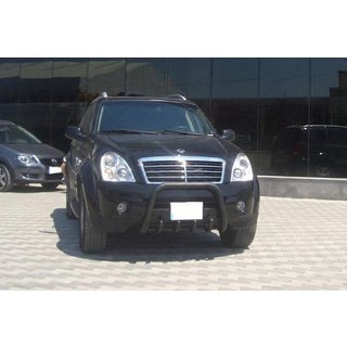 Pałąk Przedni QT006 Czarny (Stal Nierdzewna) SsangYong Rexton I 2001-2017 zdjęcia 2