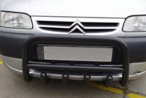 Citroen Berlingo 1996-2008 Pałąk Przedni QT006 Czarny (Stal Nierdzewna) zdjęcia 1