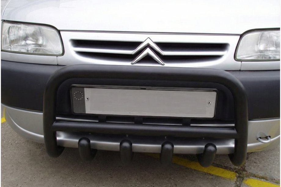 Citroen Berlingo 1996-2008 Pałąk Przedni QT006 Czarny (Stal Nierdzewna) Image
