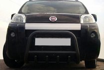 Citroen Nemo 2007-2017 Przedni Pałąk QT006 Czarny (Stal Nierdzewna) zdjęcia 2