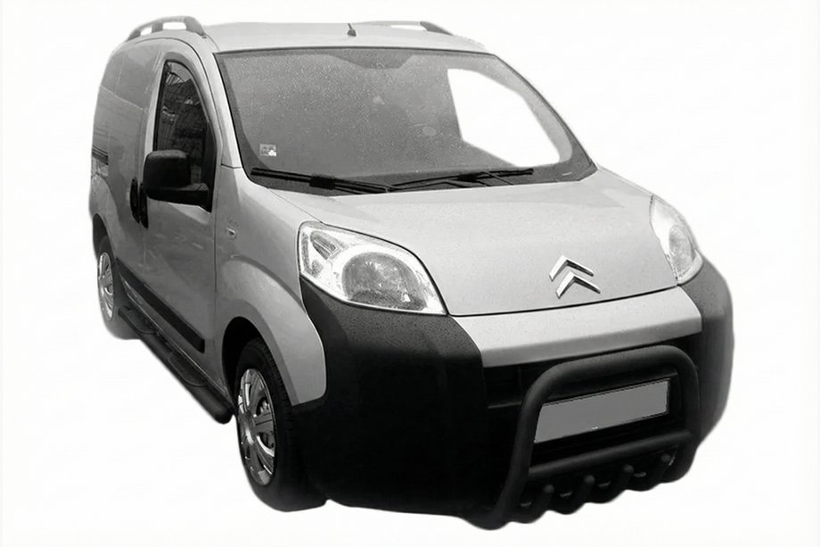 Citroen Nemo 2007-2017 Przedni Pałąk QT006 Czarny (Stal Nierdzewna) Image