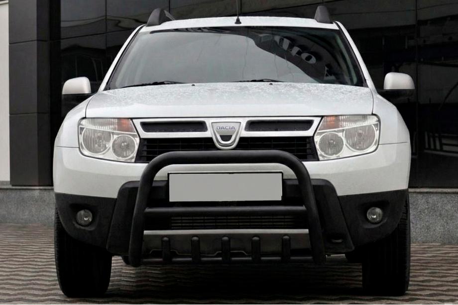Dacia Duster 2008-2018 Pałąk przedni bez napisu QT006 Czarny (nierdzewny) Image