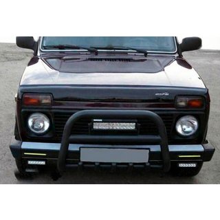 Pałąk Przedni QT006 Czarny (Stal Nierdzewna) Lada Niva та Urban 1977- zdjęcia 3