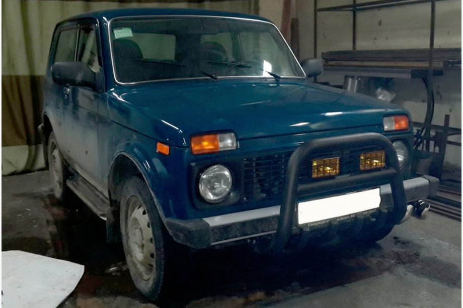 Lada Niva i Urban 1977- Pałąk Przedni QT006 Czarny (Stal Nierdzewna) Zdjęcia 4