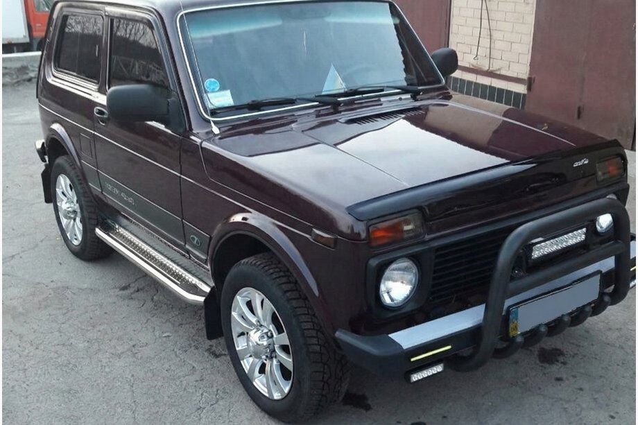 Lada Niva i Urban 1977- Pałąk Przedni QT006 Czarny (Stal Nierdzewna) Zdjęcia 1