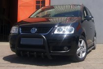 Volkswagen Touran 2003-2010 Pałąk Przedni QT006 Czarny (Stal Nierdzewna) zdjęcia 2