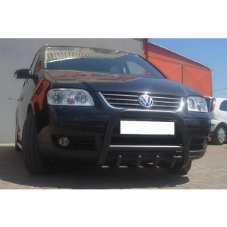 Pałąk Przedni QT006 Czarny (Stal Nierdzewna) Volkswagen Touran 2003-2010 zdjęcia 3