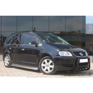 Pałąk Przedni QT006 Czarny (Stal Nierdzewna) Volkswagen Touran 2003-2010 zdjęcia 1