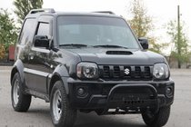 Suzuki Jimny 1998-2018 Pałąk Przedni QT006 Czarny (Stal Nierdzewna) zdjęcia 2