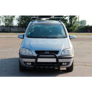 Pałąk Przedni QT006 Czarny (Stal Nierdzewna) Opel Zafira A 1998-2005 zdjęcia 1