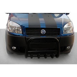 Przedni Pałąk QT006 Czarny (Stal Nierdzewna) Fiat Doblo I 2005-2010