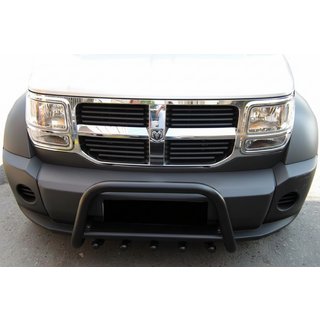 Przedni Pałąk QT006 Czarny (Stal Nierdzewna) Dodge Nitro 2006-2011