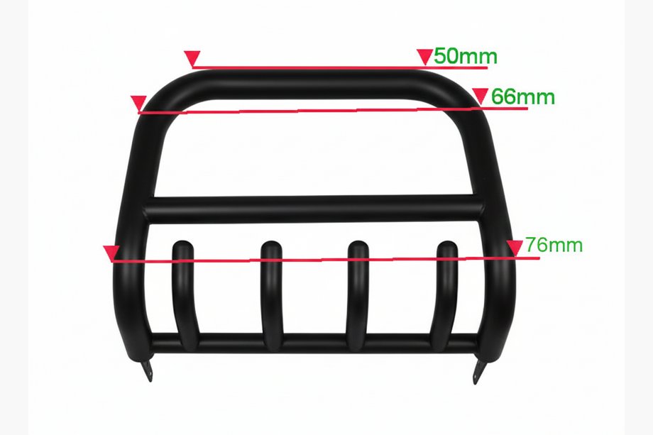 Land Rover Freelander II 2006–2014 Pałąk Przedni QT006 Czarny (Stal Nierdzewna) Image