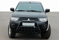 Mitsubishi L200 2006-2015 Pałąk przedni Black (stal nierdzewna) zdjęcia 1