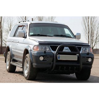 Pałąk Przedni QT007 Czarny (Stal Nierdzewna) Mitsubishi Pajero Sport 1996-2007 zdjęcia 2