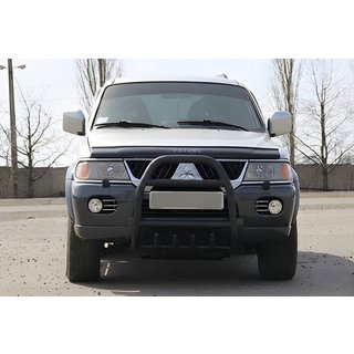 Pałąk Przedni QT007 Czarny (Stal Nierdzewna) Mitsubishi Pajero Sport 1996-2007 zdjęcia 3