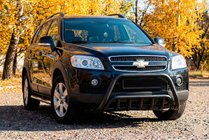 Chevrolet Captiva 2006-2019 Przedni Pałąk WT002 Czarny (Stal Nierdzewna) zdjęcia 2