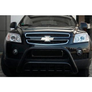Przedni Pałąk WT002 Czarny (Stal Nierdzewna) Chevrolet Captiva 2006-2019 zdjęcia 3
