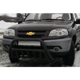 Pałąk Przedni WT002 Czarny (Stal Nierdzewna) Chevrolet Niva 1998-2020