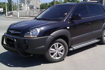 Hyundai Tucson JM 2004- Pałąk Przedni WT002 Czarny (Stal Nierdzewna) zdjęcia 2