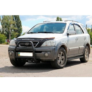 Pałąk Przedni QT007 Czarny (Stal Nierdzewna) Kia Sorento I BL 2002-2009 zdjęcia 1