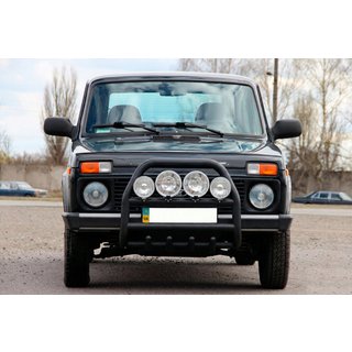 Pałąk Przedni QT007 Czarny (Stal Nierdzewna) Lada Niva та Urban 1977- zdjęcia 1