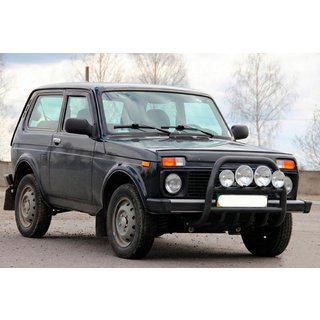 Pałąk Przedni QT007 Czarny (Stal Nierdzewna) Lada Niva та Urban 1977- zdjęcia 3