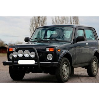 Pałąk Przedni QT007 Czarny (Stal Nierdzewna) Lada Niva та Urban 1977- zdjęcia 4