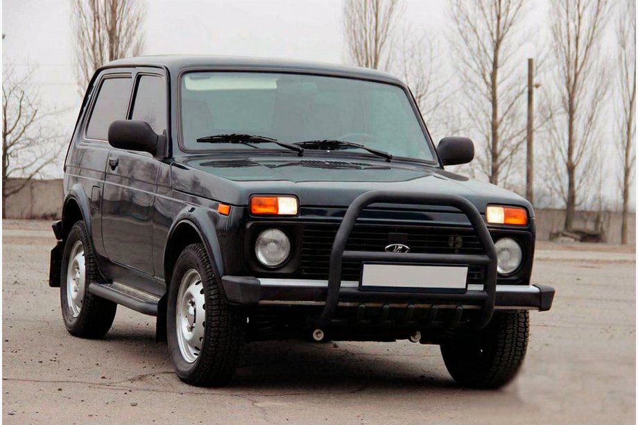 Lada Niva i Urban 1977- Pałąk Przedni QT007 Czarny (Stal Nierdzewna) Zdjęcia 5
