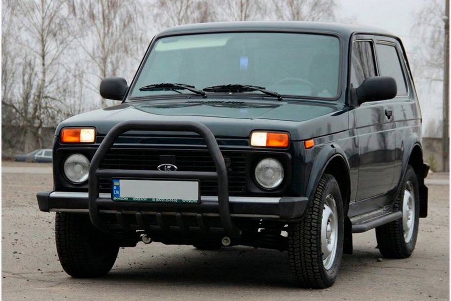 Lada Niva i Urban 1977- Pałąk Przedni QT007 Czarny (Stal Nierdzewna) Zdjęcia 2