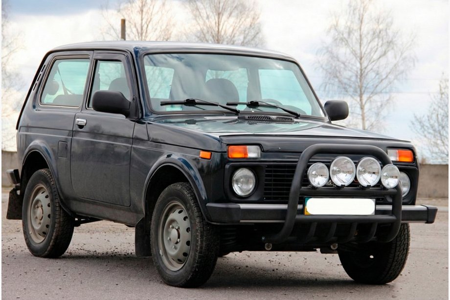 Lada Niva i Urban 1977- Pałąk Przedni QT007 Czarny (Stal Nierdzewna) Zdjęcia 3