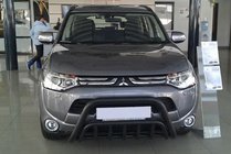 Mitsubishi Outlander 2012-2021 Pałąk Przedni WT002 Czarny (Stal Nierdzewna) zdjęcia 1