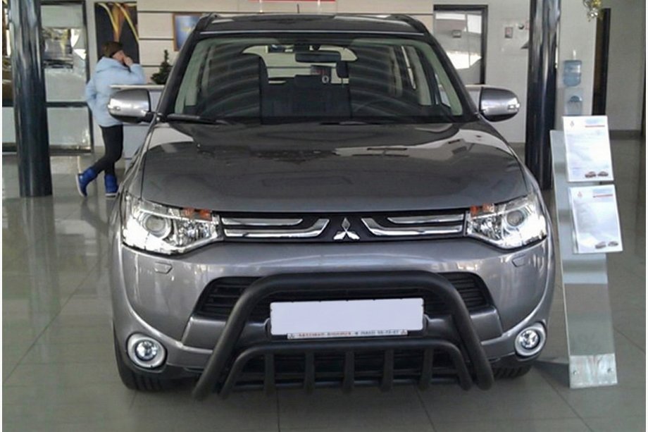Mitsubishi Outlander 2012-2021 Pałąk Przedni WT002 Czarny (Stal Nierdzewna) Image