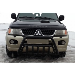 Pałąk Przedni WT002 Czarny (Stal Nierdzewna) Mitsubishi Pajero Sport 1996-2007