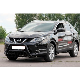 Pałąk Przedni WT002 Czarny (Stal Nierdzewna) Nissan Qashqai 2014-2021 zdjęcia 2