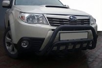 Subaru Forester 2008-2013 Pałąk Przedni WT002 Czarny (Stal Nierdzewna) zdjęcia 1
