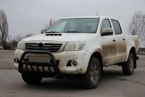 Toyota Hilux 2006-2015 Pałąk Przedni WT002 Czarny (Stal Nierdzewna) zdjęcia 3