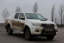 Toyota Hilux 2006-2015 Pałąk Przedni WT002 Czarny (Stal Nierdzewna) zdjęcia 2