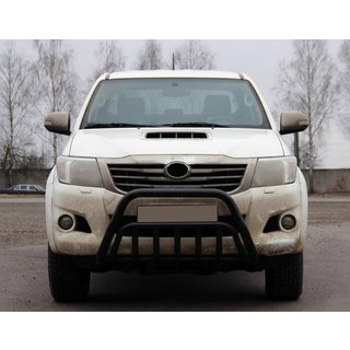 Pałąk Przedni WT002 Czarny (Stal Nierdzewna) Toyota Hilux 2006-2015 zdjęcia 1