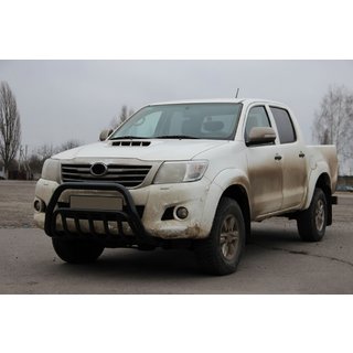 Pałąk Przedni WT002 Czarny (Stal Nierdzewna) Toyota Hilux 2006-2015 zdjęcia 3