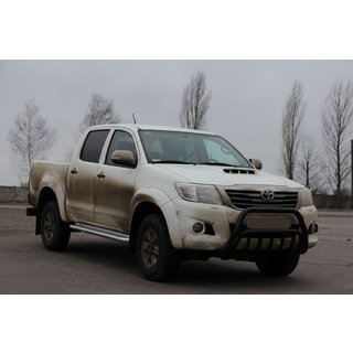 Pałąk Przedni WT002 Czarny (Stal Nierdzewna) Toyota Hilux 2006-2015 zdjęcia 2