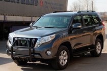 Toyota Land Cruiser Prado 150 2009-2023 Pałąk Przedni QT007 Czarny (Stal Nierdzewna) zdjęcia 2