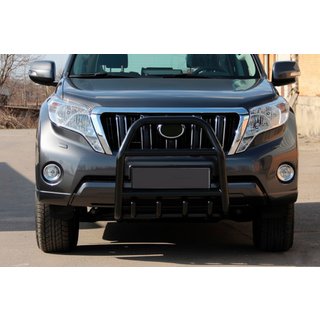 Pałąk Przedni QT007 Czarny (Stal Nierdzewna) Toyota Land Cruiser Prado 150 2009-2023 zdjęcia 1