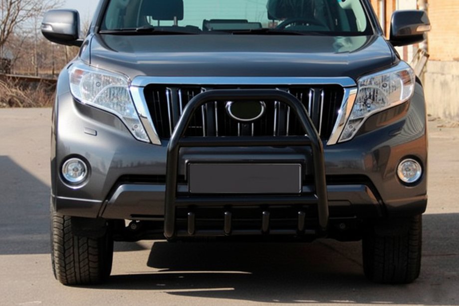 Toyota Land Cruiser Prado 150 2009-2023 Pałąk Przedni QT007 Czarny (Stal Nierdzewna) Image