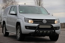Volkswagen Amarok 2010-2022 Pałąk Przedni WT002 Czarny (Stal Nierdzewna) zdjęcia 3