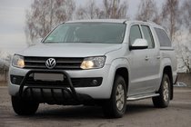 Volkswagen Amarok 2010-2022 Pałąk Przedni WT002 Czarny (Stal Nierdzewna) zdjęcia 1